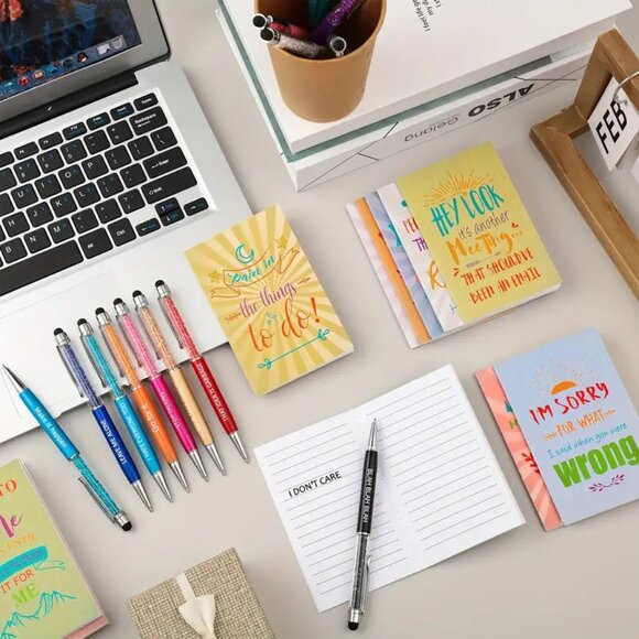 30 - Pick your Own Price Raffle - Funny Pen and Notebook Bundle - Picture 4 of 4